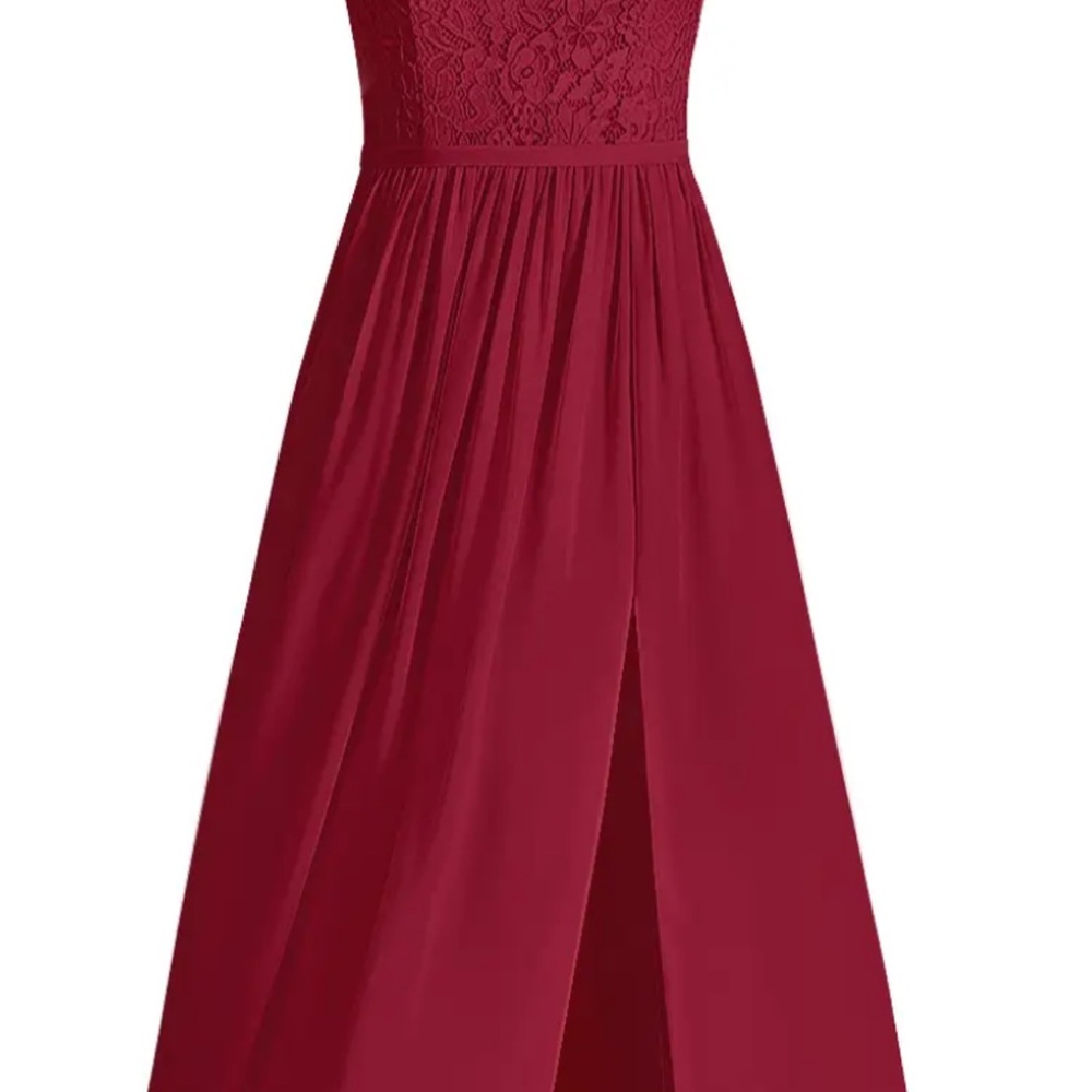 NWT AZAZIE BURGUNDY FORMAL DRESS - Picture 11 of 12